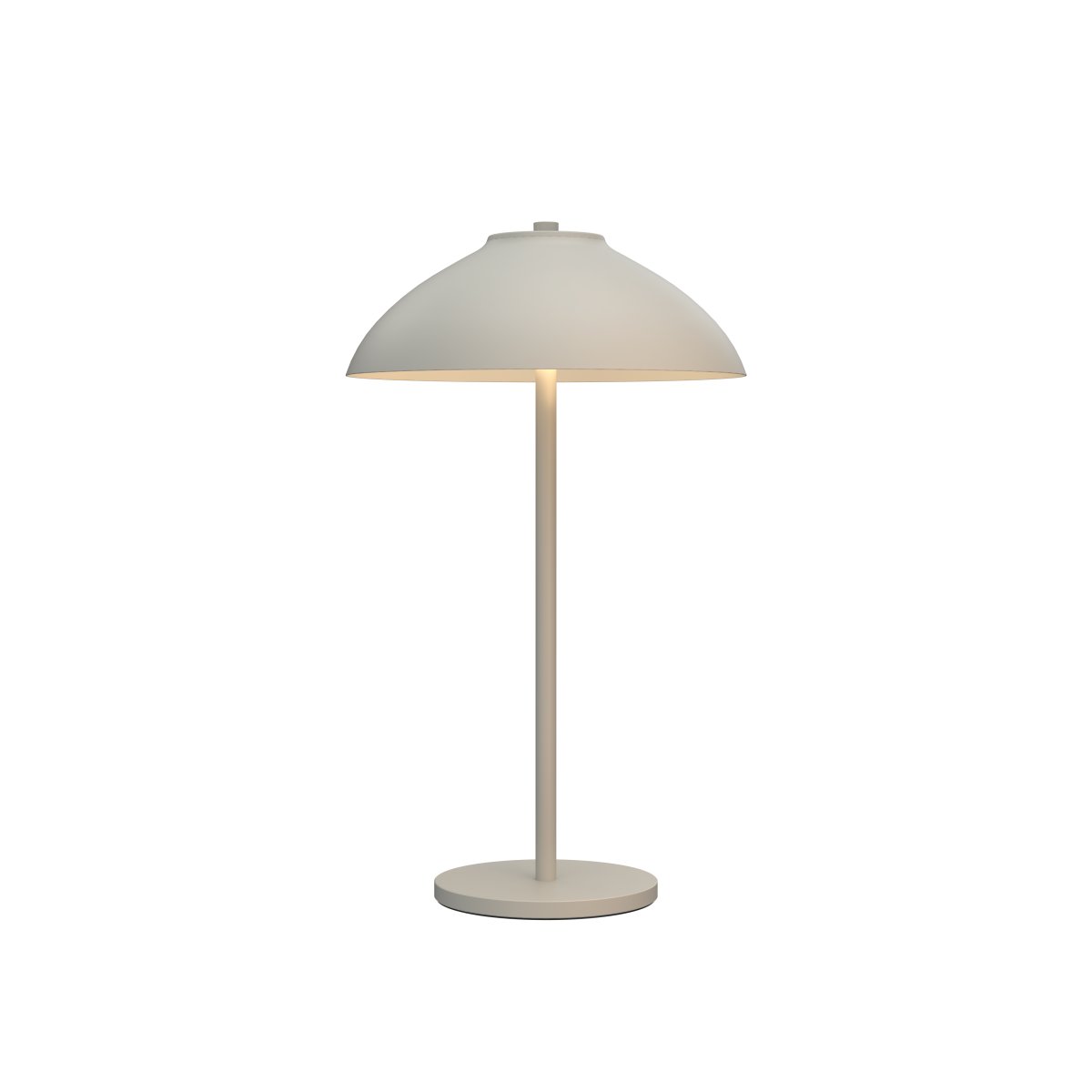Vali 40cm Sable lampe de table De Belid - Son large abat-jour dirige la lumi&egrave;re vers le bas, cr&eacute;ant un faisceau clair et pr&eacute;cis qui structure et cr&eacute;e une ambiance chaleureuse dans n'importe quelle pi&egrave;ce.