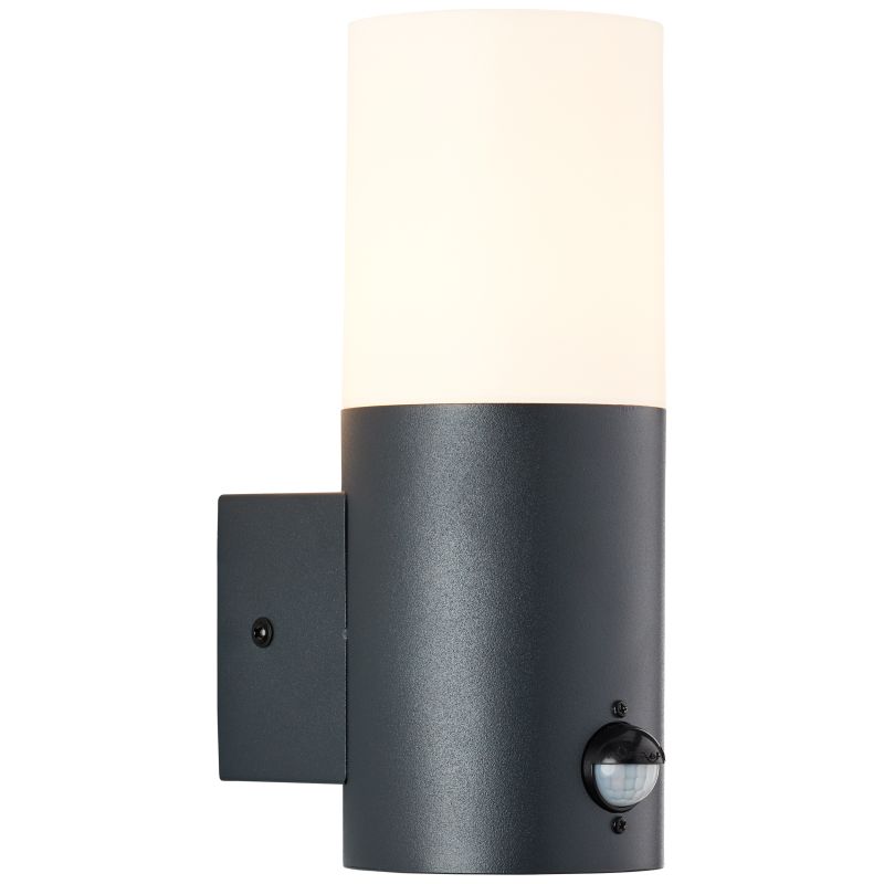 Aberdeen Anthracite lampe d’extérieur De Brilliant - Aberdeen est une applique murale polyvalente, aussi bien d&eacute;corative pour mettre en valeur la fa&ccedil;ade d'une maison que fonctionnelle pour renforcer la s&eacute;curit&eacute; le long des trottoirs et des entr&eacute;es.