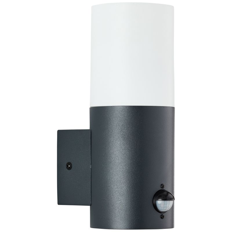 Aberdeen Anthracite lampe d’extérieur De Brilliant - Aberdeen est une applique murale polyvalente, aussi bien d&eacute;corative pour mettre en valeur la fa&ccedil;ade d'une maison que fonctionnelle pour renforcer la s&eacute;curit&eacute; le long des trottoirs et des entr&eacute;es.