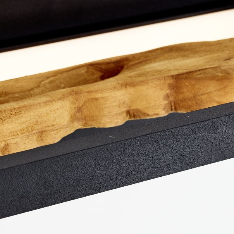 Chaumont 35cm Bois applique murale De Brilliant - Les détails en bois sont issus de forêts gérées durablement et certifiées FSC, alliant design naturel, respect de l'environnement et qualité.