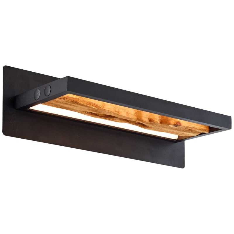 Chaumont 35cm Bois applique murale De Brilliant - Les détails en bois sont issus de forêts gérées durablement et certifiées FSC, alliant design naturel, respect de l'environnement et qualité.