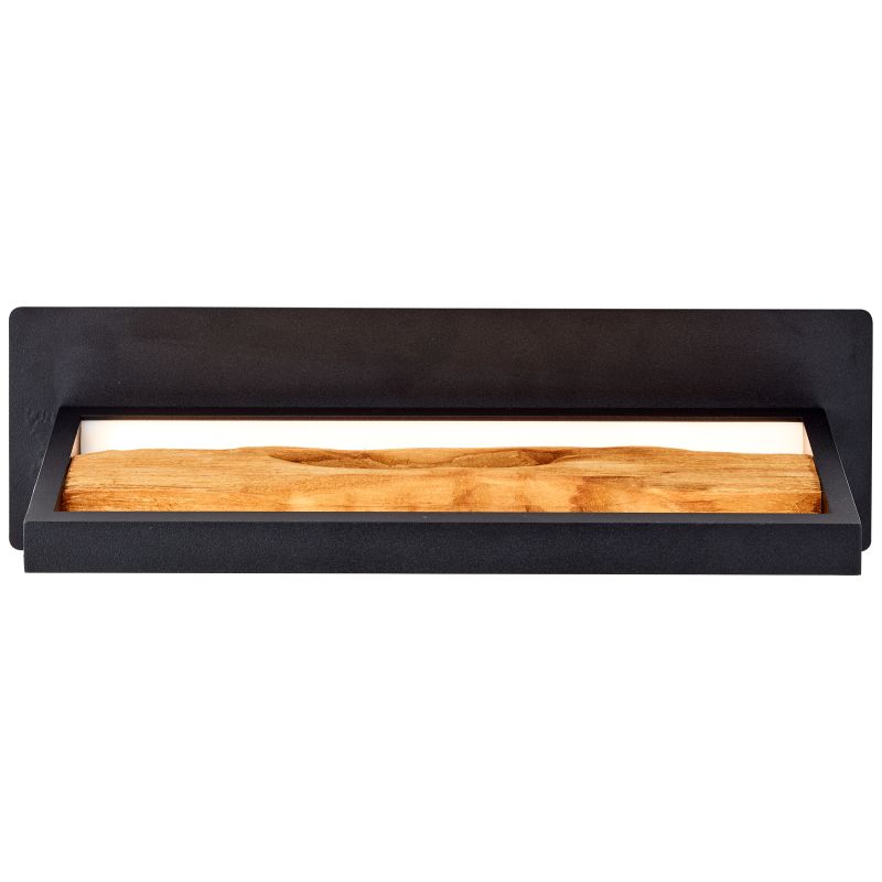 Chaumont 35cm Bois applique murale De Brilliant - Les détails en bois sont issus de forêts gérées durablement et certifiées FSC, alliant design naturel, respect de l'environnement et qualité.
