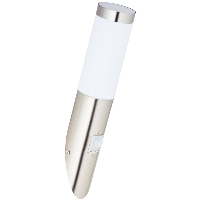 Chorus Acier lampe d’extérieur De Brilliant - Placez-la pr&egrave;s de la porte d'entr&eacute;e pour trouver facilement la serrure la nuit, ou utilisez-la pour cr&eacute;er une atmosph&egrave;re chaleureuse le long de la fa&ccedil;ade.