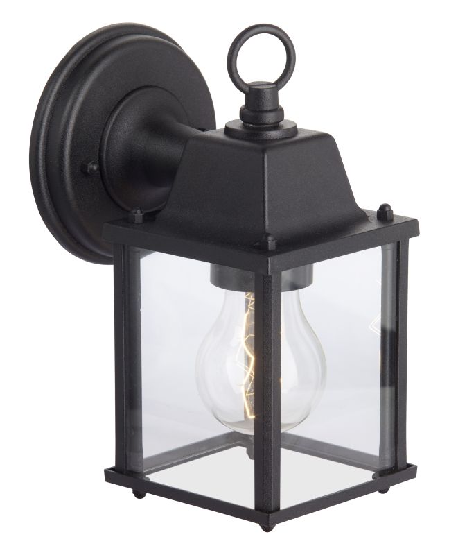 Irvin Noir lampe d’extérieur De Brilliant - L'applique murale Irvin offre un éclairage sûr et agréable dans l'entrée pendant les mois les plus sombres.