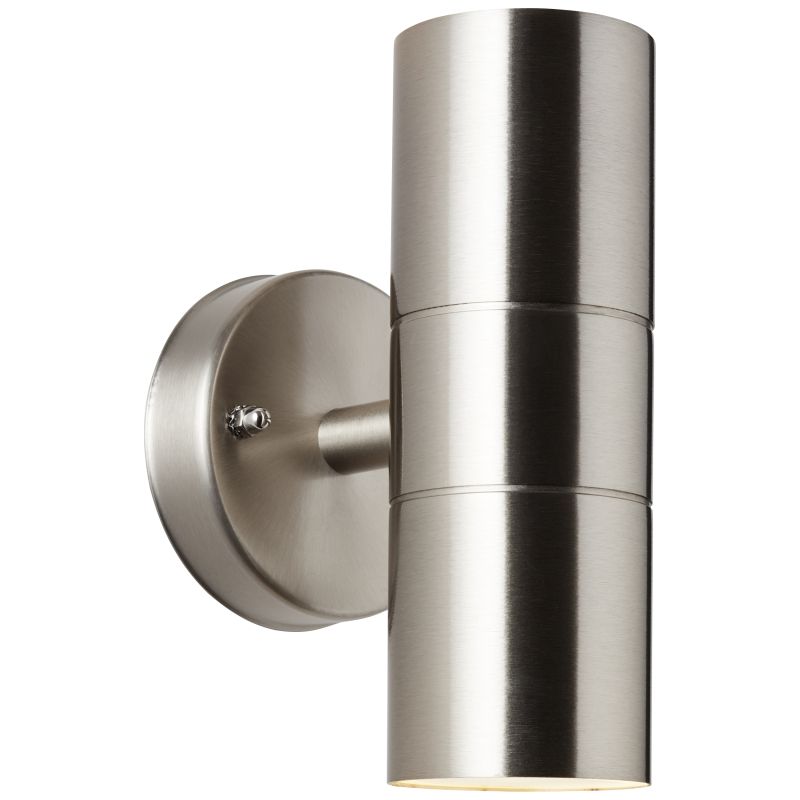 Jandy Acier lampe d’extérieur De Brilliant - Elle éclaire magnifiquement le mur vers le haut comme vers le bas.