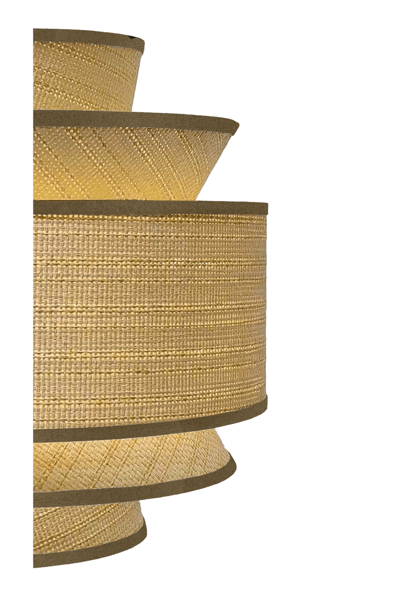 Ambrosia Ø50 Nature suspension De Aneta Lighting - Les diff&eacute;rentes formes et niveaux dessinent une silhouette &eacute;l&eacute;gante et donnent &agrave; Ambrosia son caract&egrave;re unique.