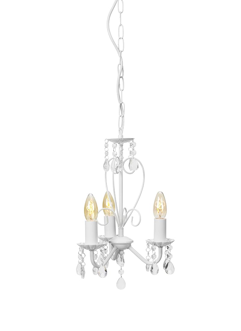 Domus Ø25 Blanc suspension De Cottex - Sa forme classique, alliée à des détails raffinés, en fait un élément central et stylé de votre intérieur.