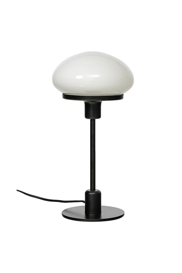 New August 36cm Noir lampe de table De Aneta Lighting - Nouvelle lampe de table &eacute;l&eacute;gante d'August dans un mod&egrave;le classique avec un design plus moderne.
